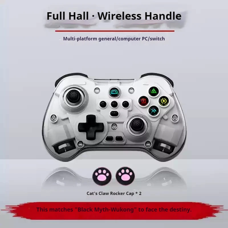 Z01x Gaming Controller Full Hall Joystick Trigger Wireless Three Connection Modes Vibration Sensing Multi Platform Universals