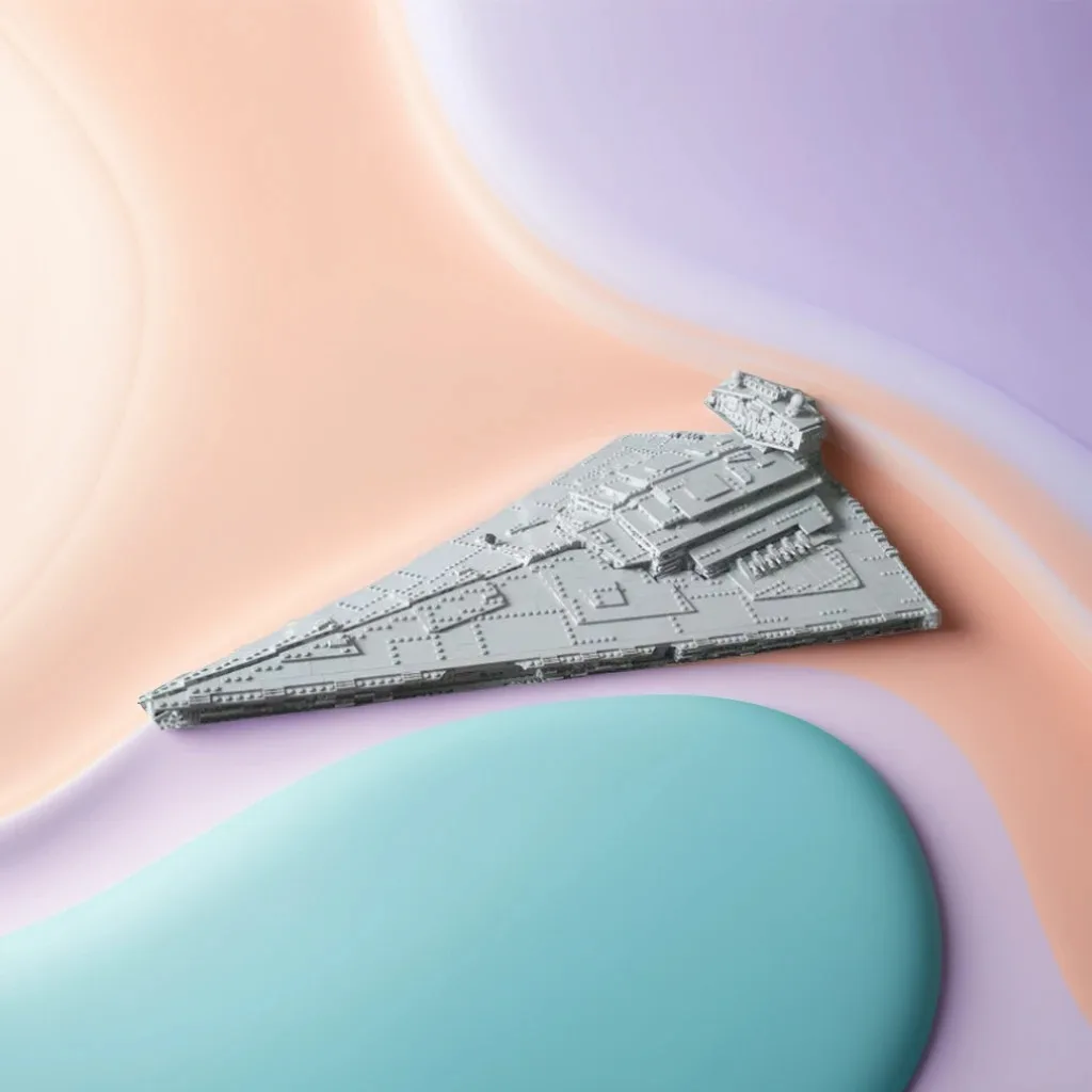 

5683 шт., уничтожитель императорского класса II: Корруптор MOC, звездное тесто, модель военного корабля, образовательные строительные блоки, подарок