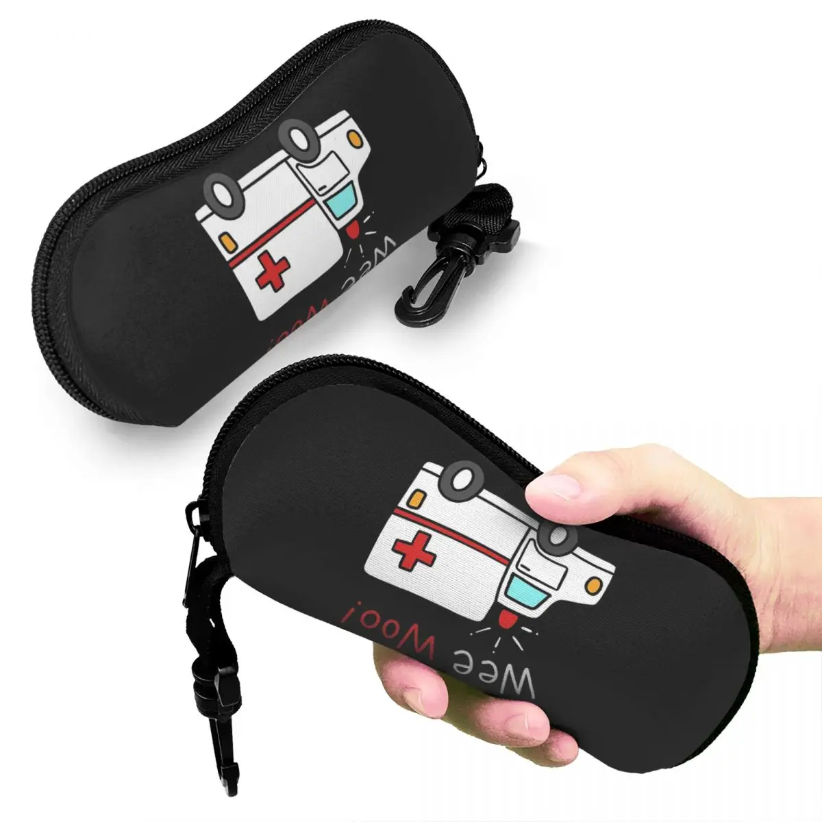 

Футляр для очков Paramedic Ambulance Shell, портативная коробка для солнцезащитных очков, женская и мужская мягкая сумка для очков, сумка