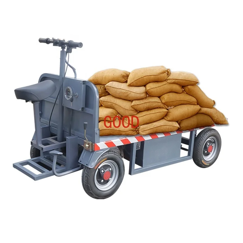 48v 1000W push cart dolly moving platform hand truck loading 900kg for Warehouse Construction Sites