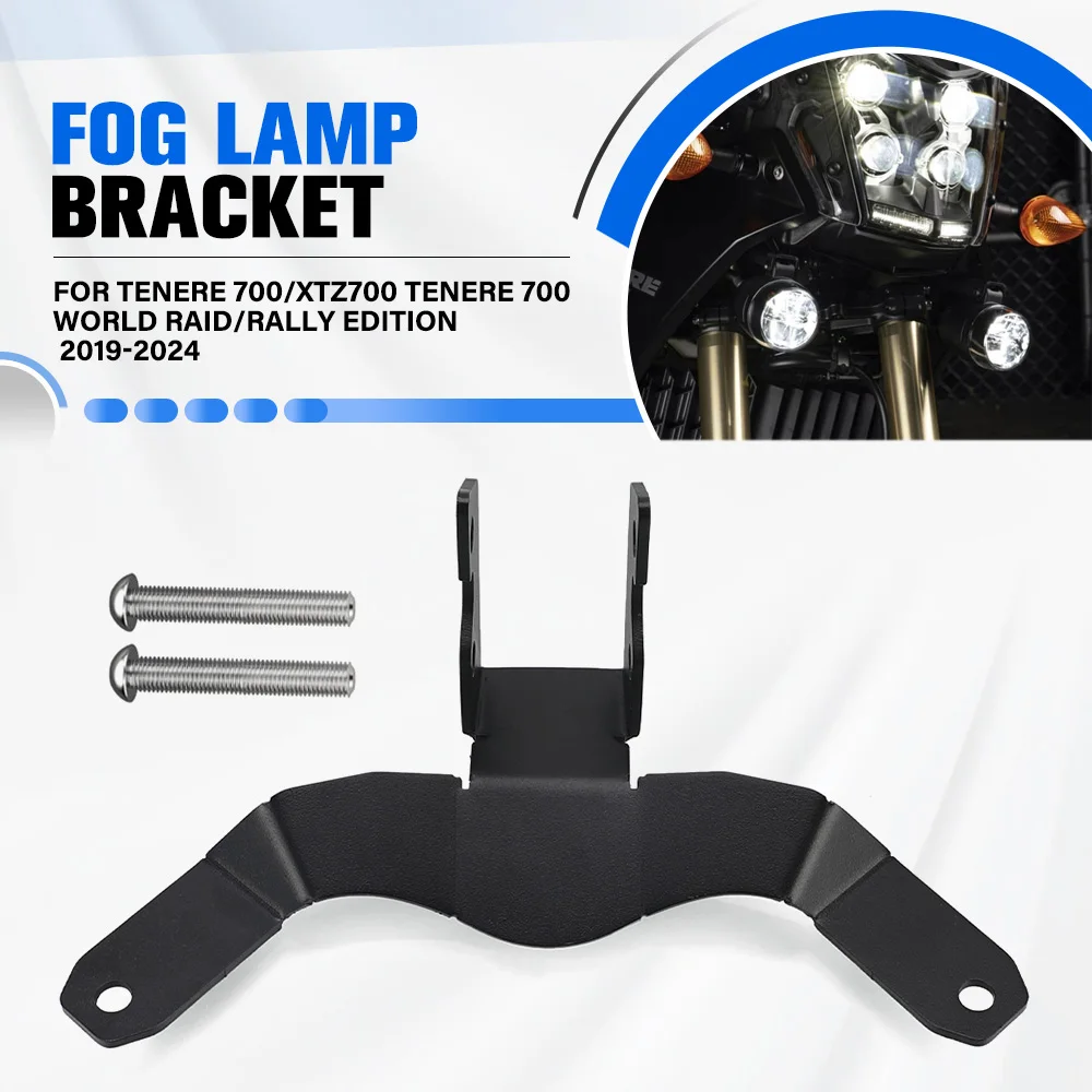 

For Yamaha Tenere 700/XTZ700 Tenere 700 World Raid/Rally Edition 2019-2023 2024 Motorcycle Fog Lamp Auxiliary LED Light Bracket