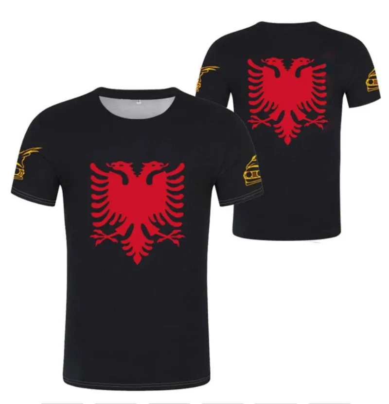 ALBANIA Eagle Flag T Shirt For Men 3d Print Free Albanian Shqiperi T-shirts Short Sleeve Casual Oversized Tee Tops Streetwear