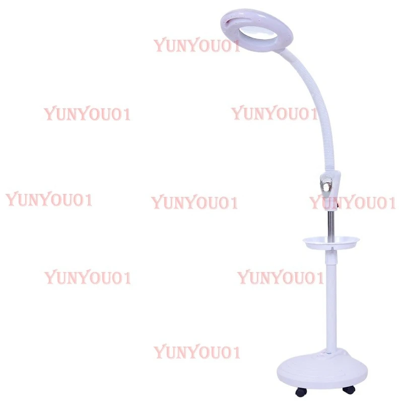 Beauty Embroidery Lamp Led Cold Light Magnifying Glass Pick Acne Eye Protection Beauty Shadowless Lamp Eyebrow Floor Lamp