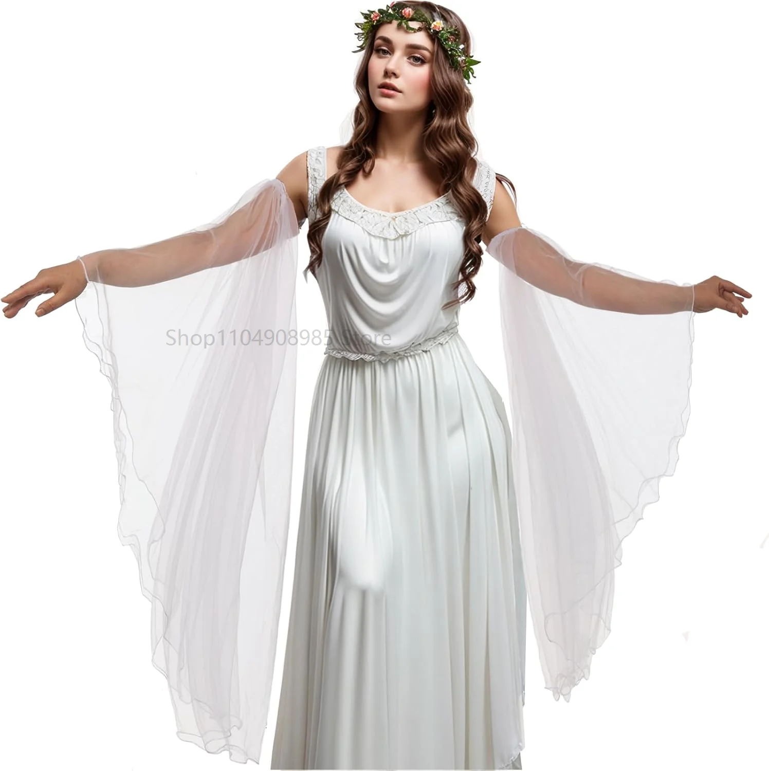 

Викторианские длинные тюлевые перчатки со съемными рукавами, аксессуары для готического свадебного платья, нарукавники для костюма на Хэллоуин