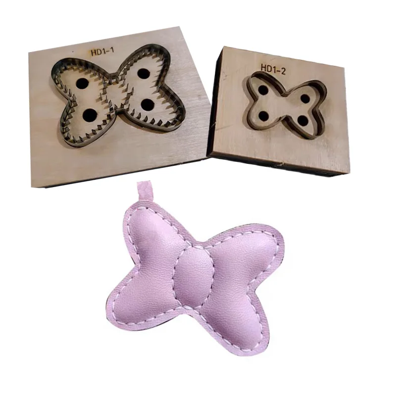 

Форма для ножа с подвеской в виде банта, форма для ножа с подвеской в виде сумки с бантом, форма для ножа ручной работы из кожи