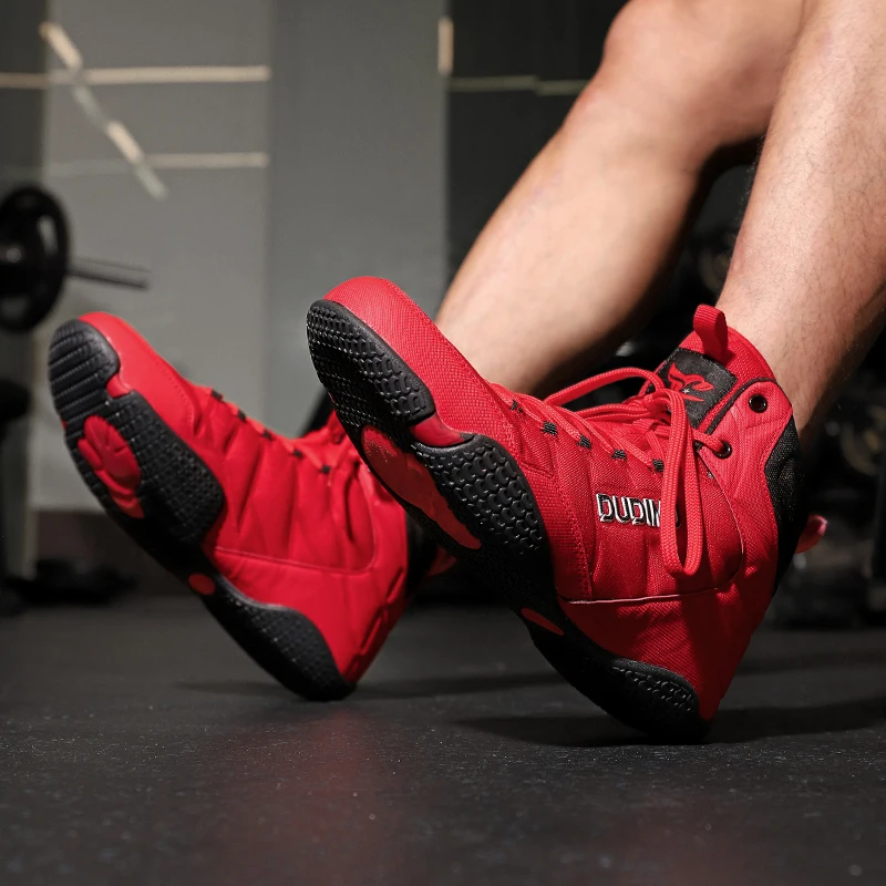 

2025 New Men's Wrestling Shoes Wear Combat Sneakers Anti-slip Breathable Boxing Sneakers Wrestling Training Shoes Resistant