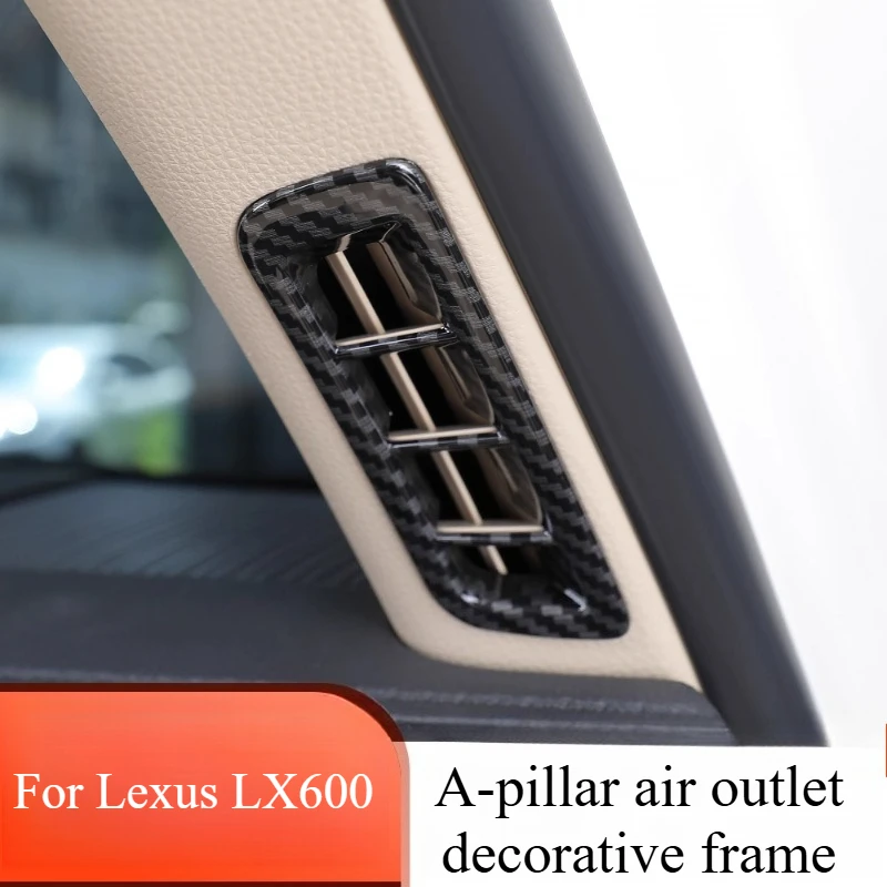 Suitable for 2022-2025 Lexus LX600 Out of Trend A-pillar Decorative Frame Interior Upgrade and Modification Accessories