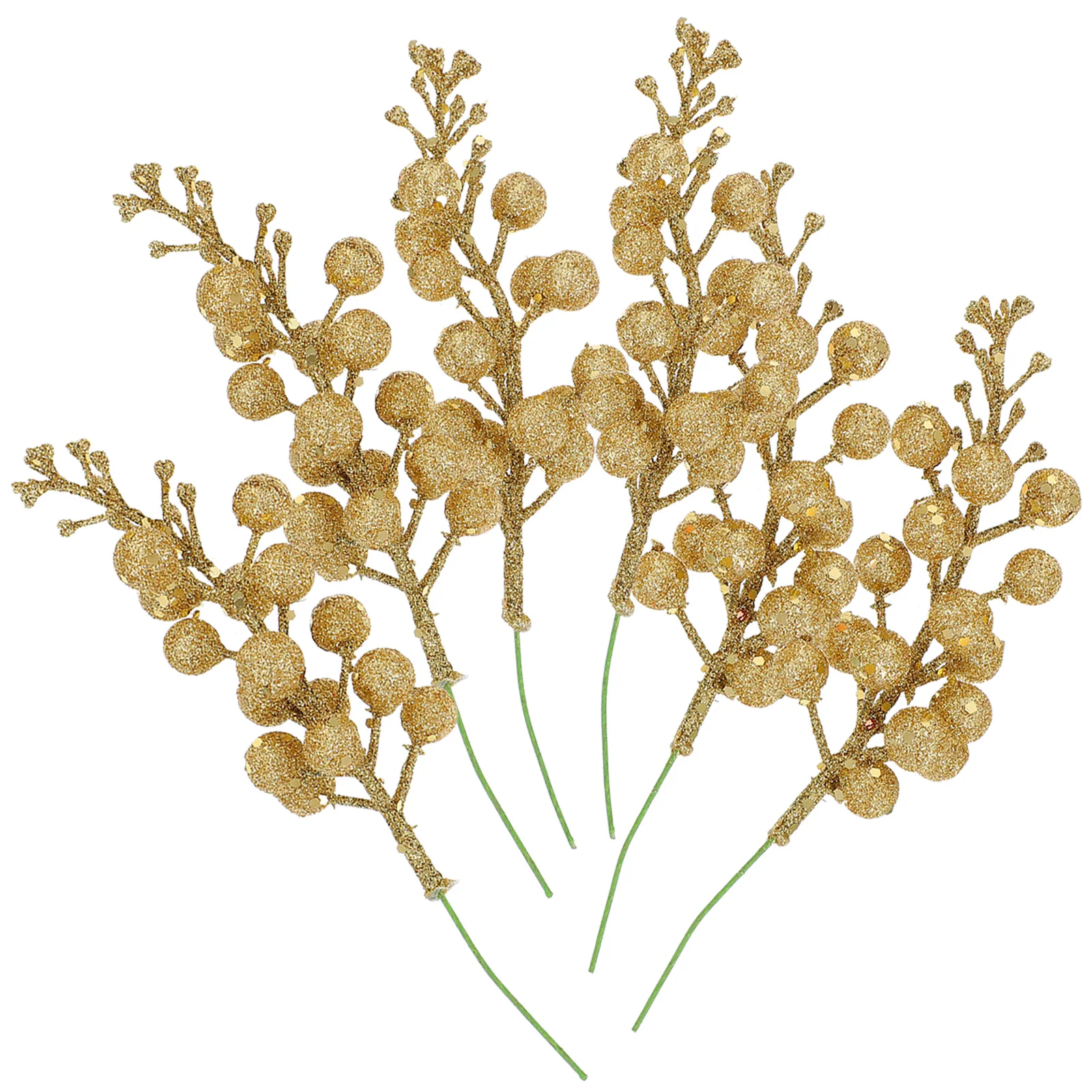 

6Pcs Premium Foamed Berry Christmas Tree Accessories Decorative Wreath Tree Party Christmas Banquet Garden Foamed Berry Decor