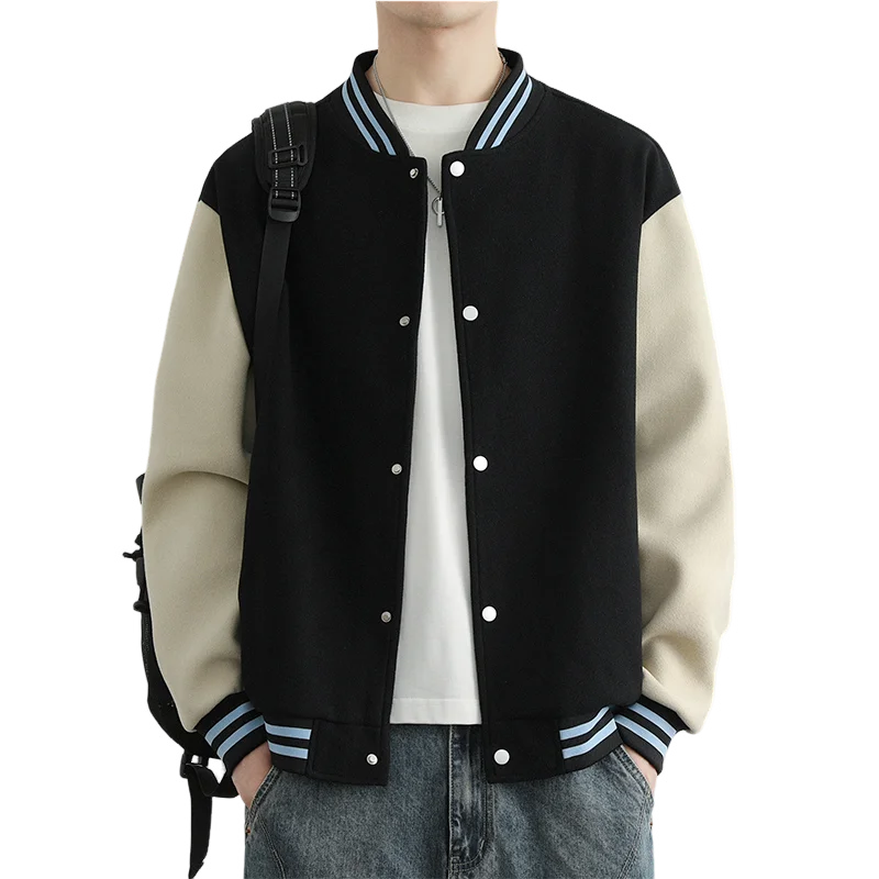 

Large Size 8XL New Loose Brand Baseball Spring Autumn Men Single Breasted Jacket Varsity Baseball Jacket Youth Clothes