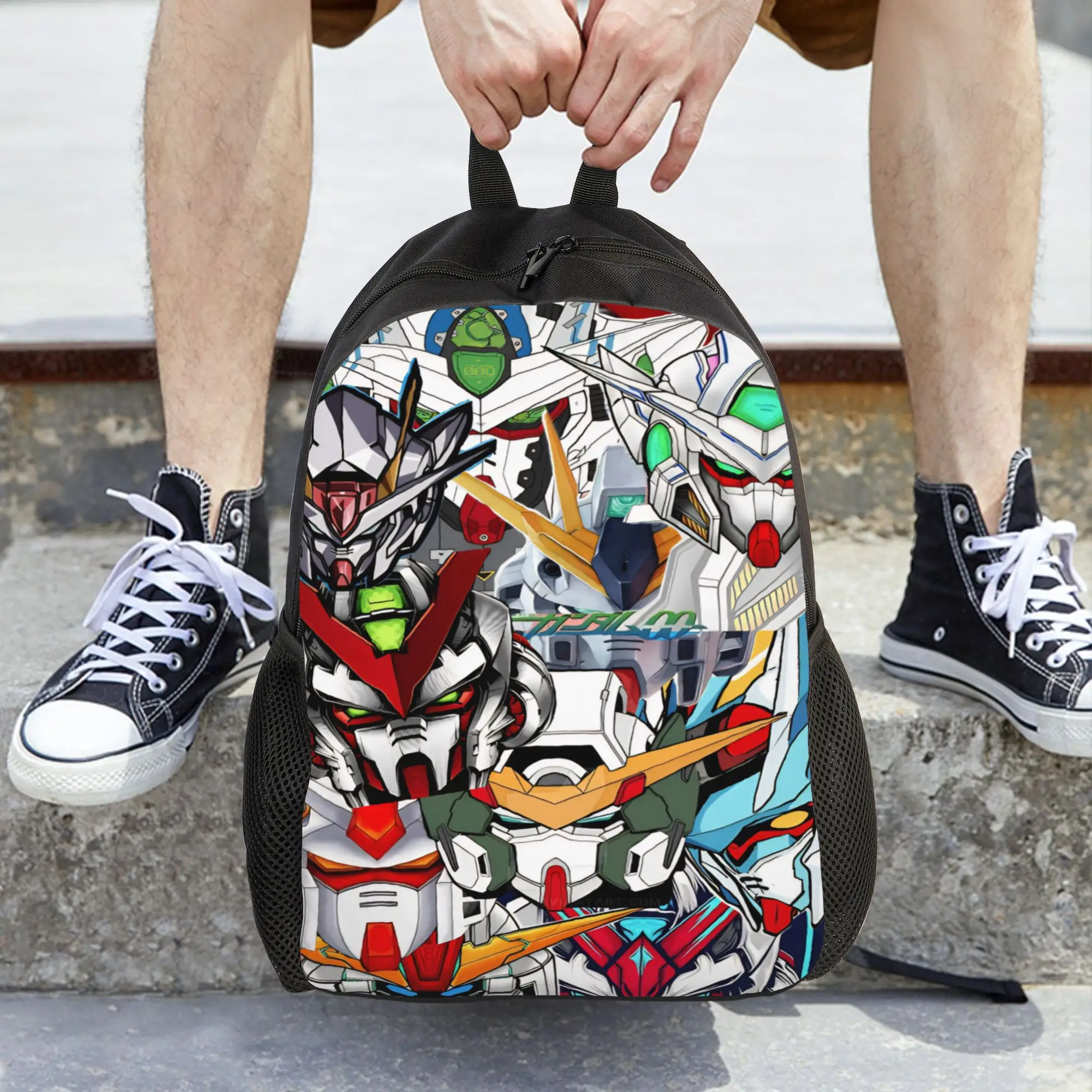 mobile suit gundams Backpack for Girls Boys Lightweight  School Bags for Toddlers Preschool