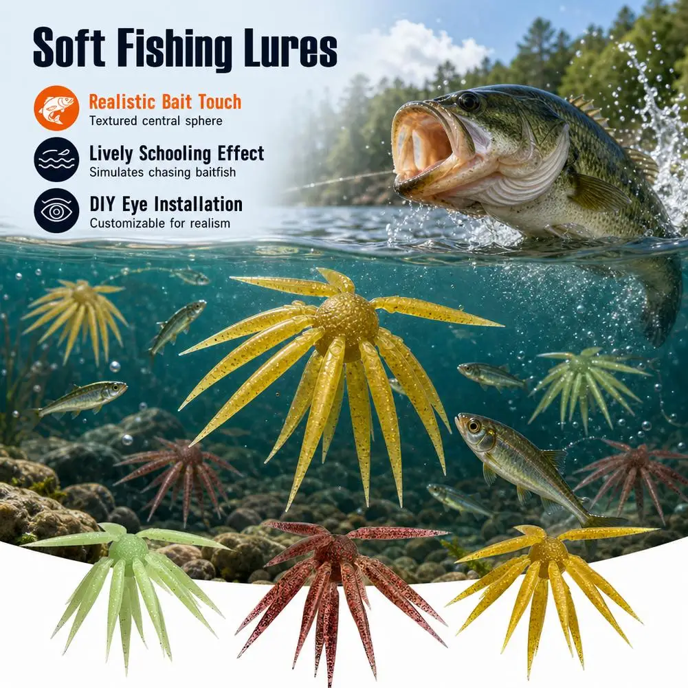 17mm Finesse Bass – miękka prz – Fishing Lure Soft Plastic recenzja i cena