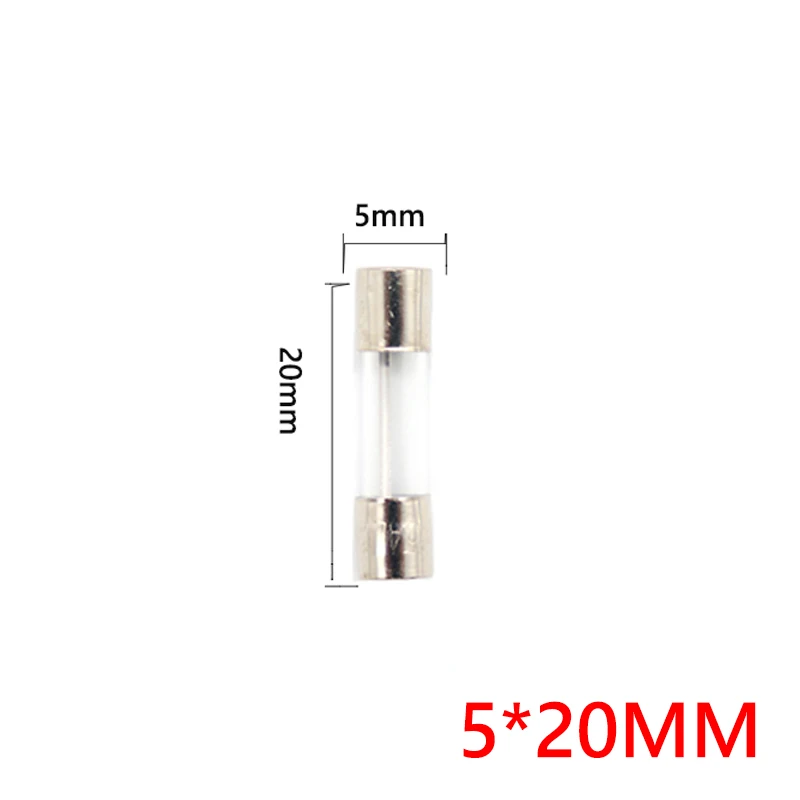 【10PCS】One Sell 5*20mm 6*30mm Fast Blow Glass Tube Fuses 5x20 6x30 mm 250V 0.5 1 2 3 4 5 6 8 10 15 20 25 30 A AMP Fuse