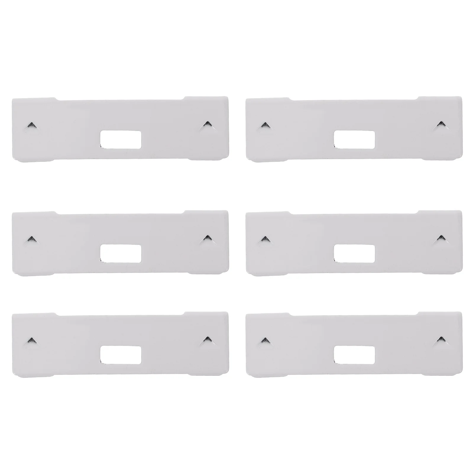 

6pcs Vertical Blind Repair Parts Metal Blind Vane Saver Quick Fix For Broken Vanes Easy Install No Tools Required Home Decor