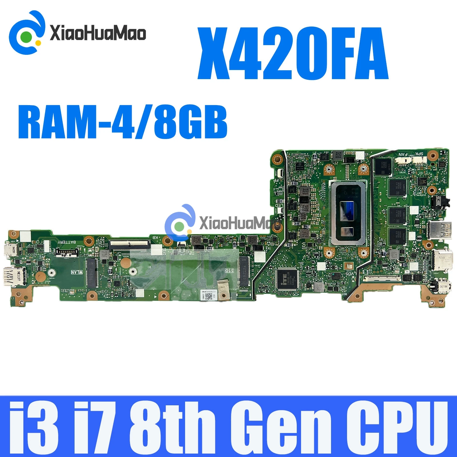 

Материнская плата X420FA для ноутбука Asus X420, F420FA, A420FA, X420F, X420FA