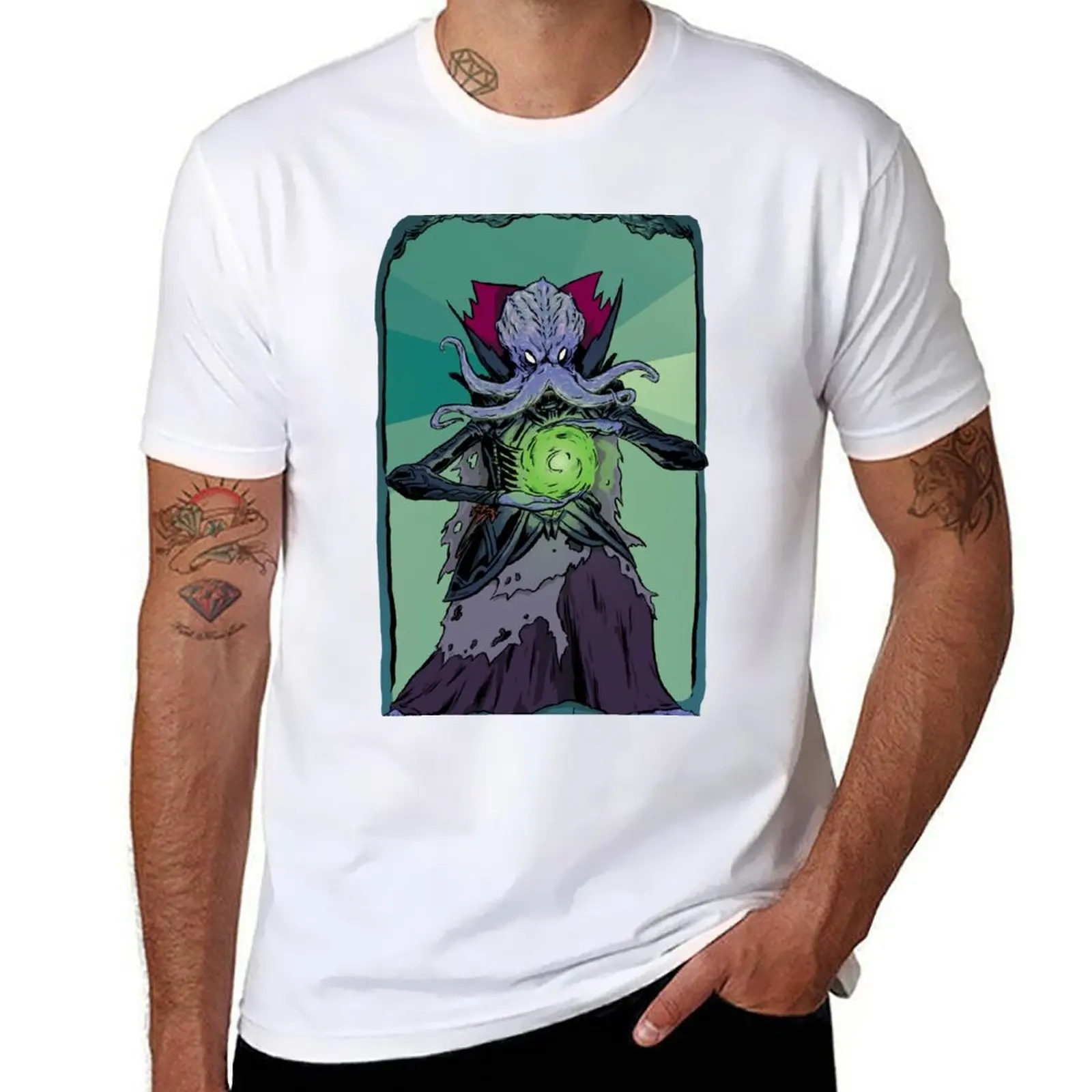 

Mindflayer! pack man white t for shirts shirt man cotton T-Shirt man graphic t shirt t