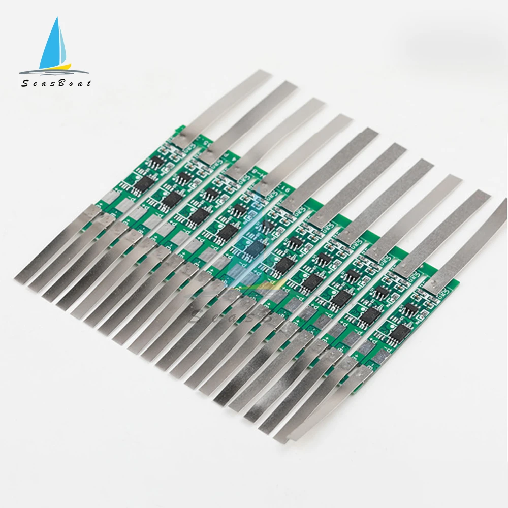 5Pcs 2S BMS 7.4V 2A 3A 4.5A 6A 7.5A 9A 18650 Lithium Battery Charge Protection Board Welding Nickel For Power Bank/Electric Toys