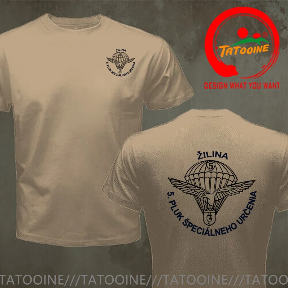 Slovakia Army Special Operation Forces 5th Special Purpose Regiment T Shirt Men Fashion Trendy Casual Clothing Stylish Tops