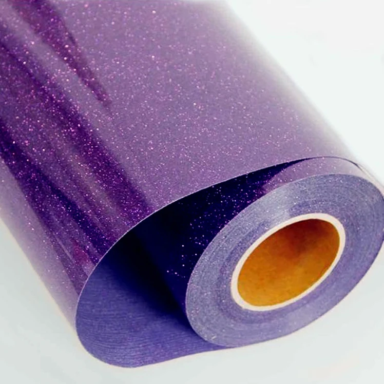 Fotografia 7: Frete grátis, vinil glitter PU para transferência térmica, conjunto de 5 peças, 10in*12ft