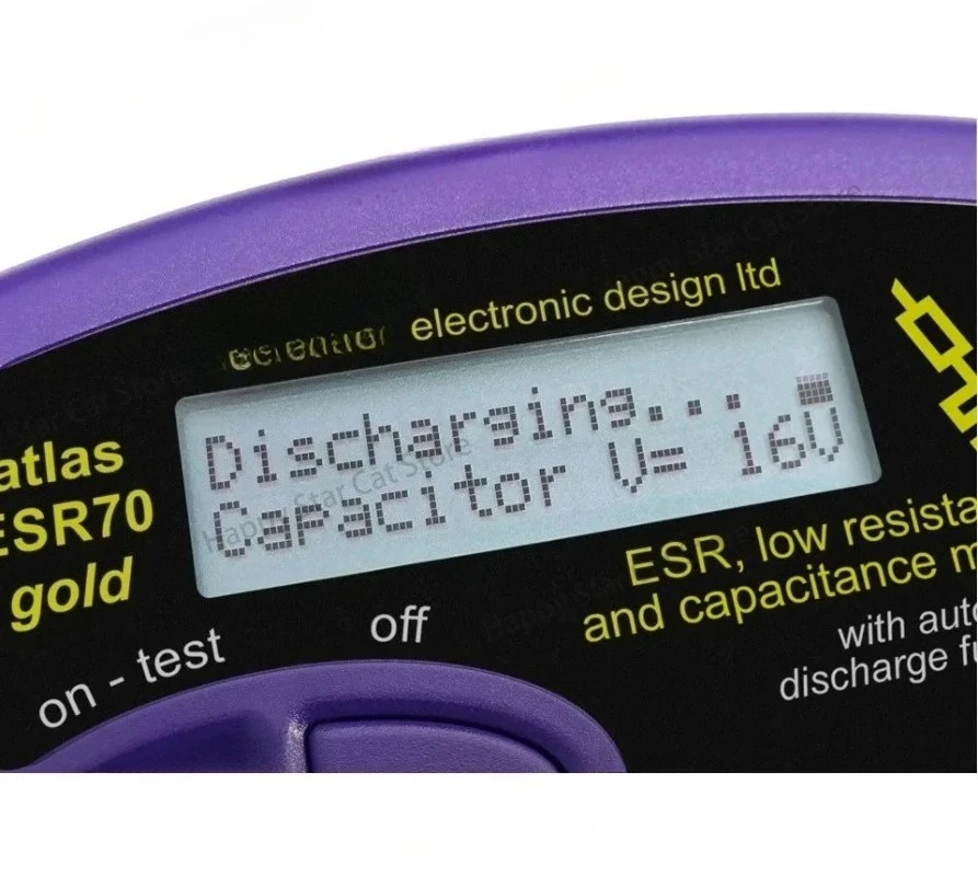 New Peak ESR70 ESR Tester Capacitor Analyzer 0‑40Ohm ESR Range 1uF‑22000uF For Electronic Repair Capacitor Testing