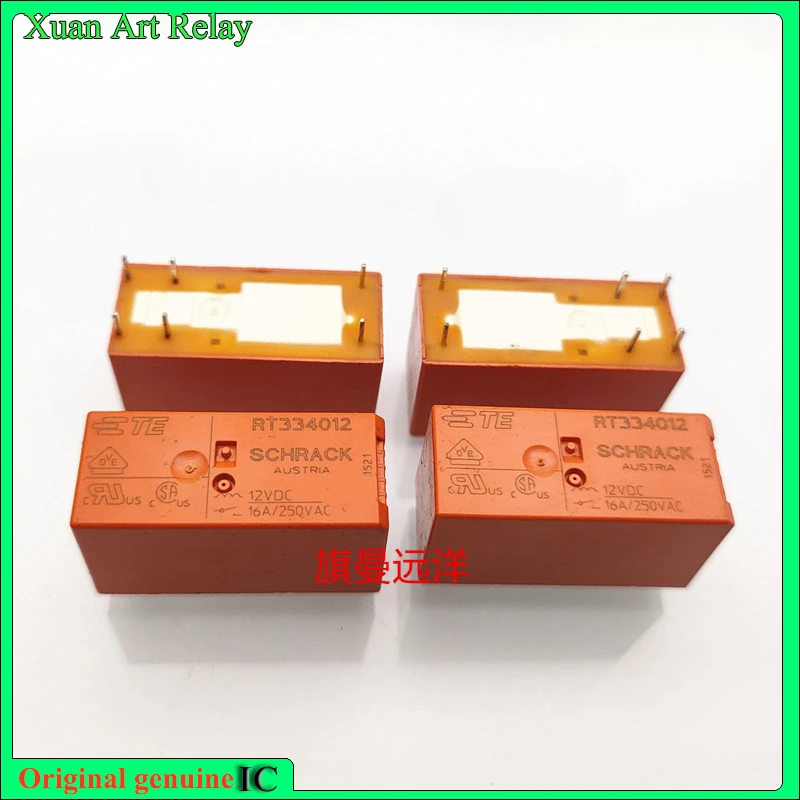 

（Brand-new）5pcs/lot 100% original genuine relay:RT334012 12V 16A 6pins 12VDC DC12V