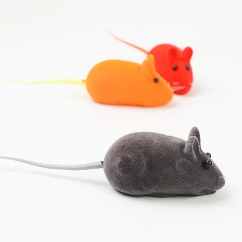 Sound Rubber Simulation Mouse for Kitten Accessories Gifts Enamel Mouse Bite  Pet Cat Toys Interactive Resistance Pet Toys