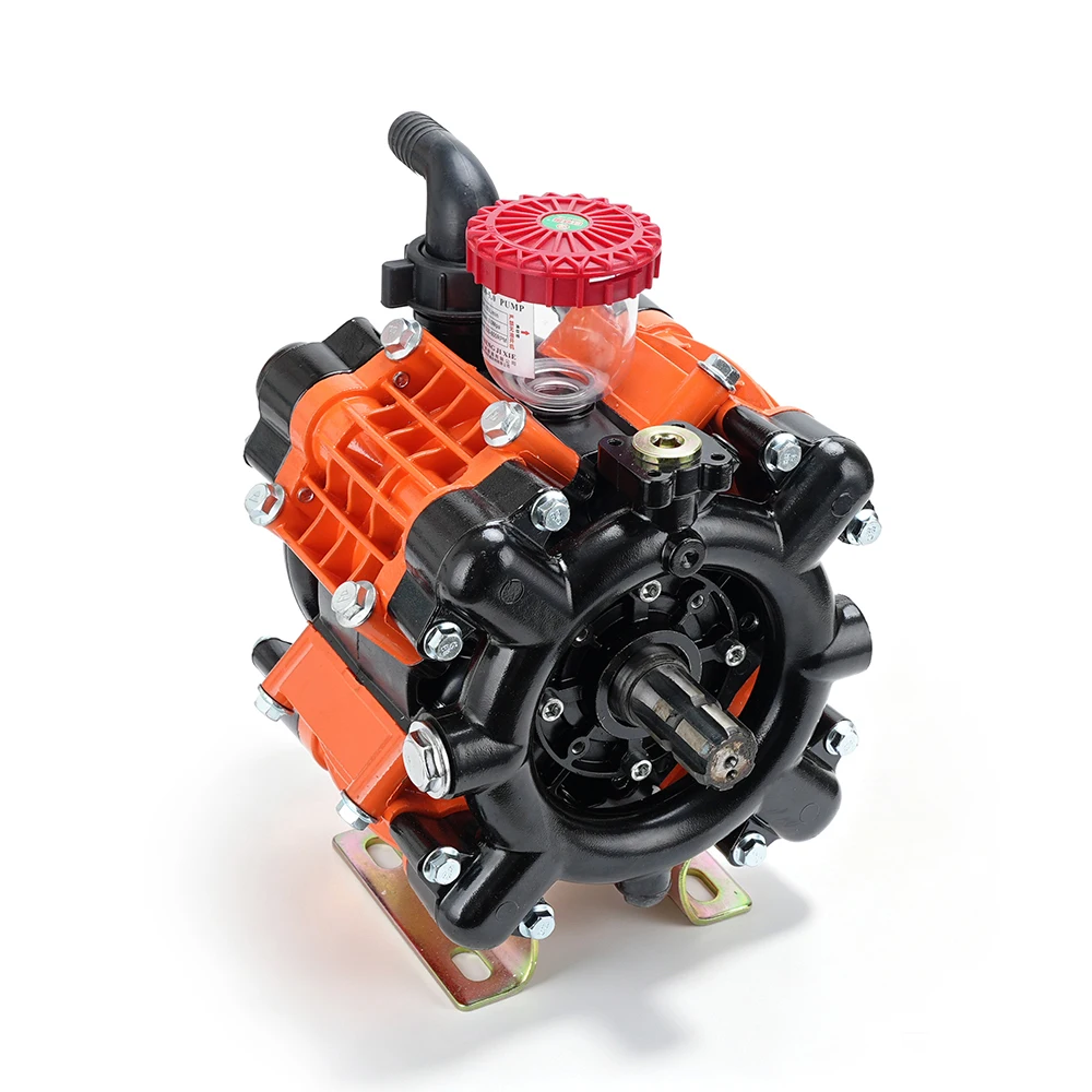 4‑Diaphragm Agricultural Sprayer Pump Tractor PTO Driven Diaphragm Pump with Filter for Farm Orchard Pesticide Spraying
