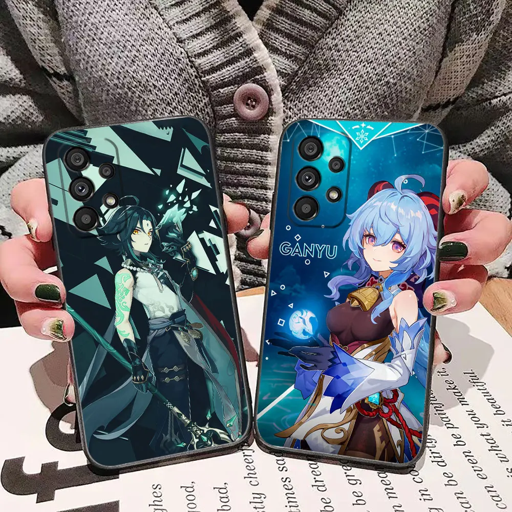 God Game g-Genshin Impact Phone Case For Samsung A12 A13 A14 A20S A21S A22 A23 A32 A33 A34 A35 A42 A51 A52 A53 A54 4G 5G Case