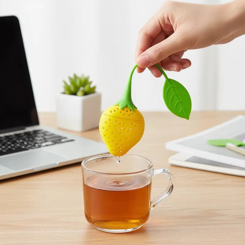 Silicone Kettle Tea Infuser 1pc Loose Leaf Ball Holder Strainer Easy to Clean for Home Kitchen Office Tea Making
