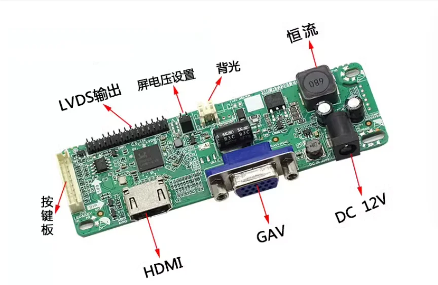 LTN097XL02 드라이브 보드 키트, 30 핀 LVDS HDMI 호환, ipad1, ipad2 LCD 화면 제어 보드, 9.7 인치 1024*768 디스플레이