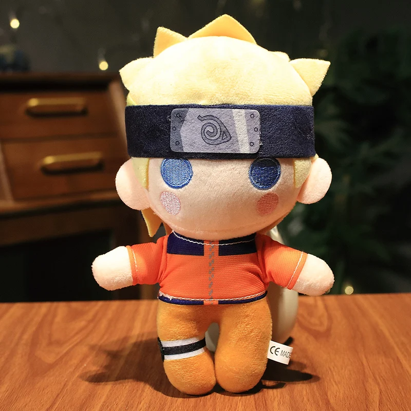 NARUTO Character Plush Doll Sasuke Kakashi Stuffed Toys Japanese Anime Peripheral Retail Claw Machine Doll Room Decor Gift