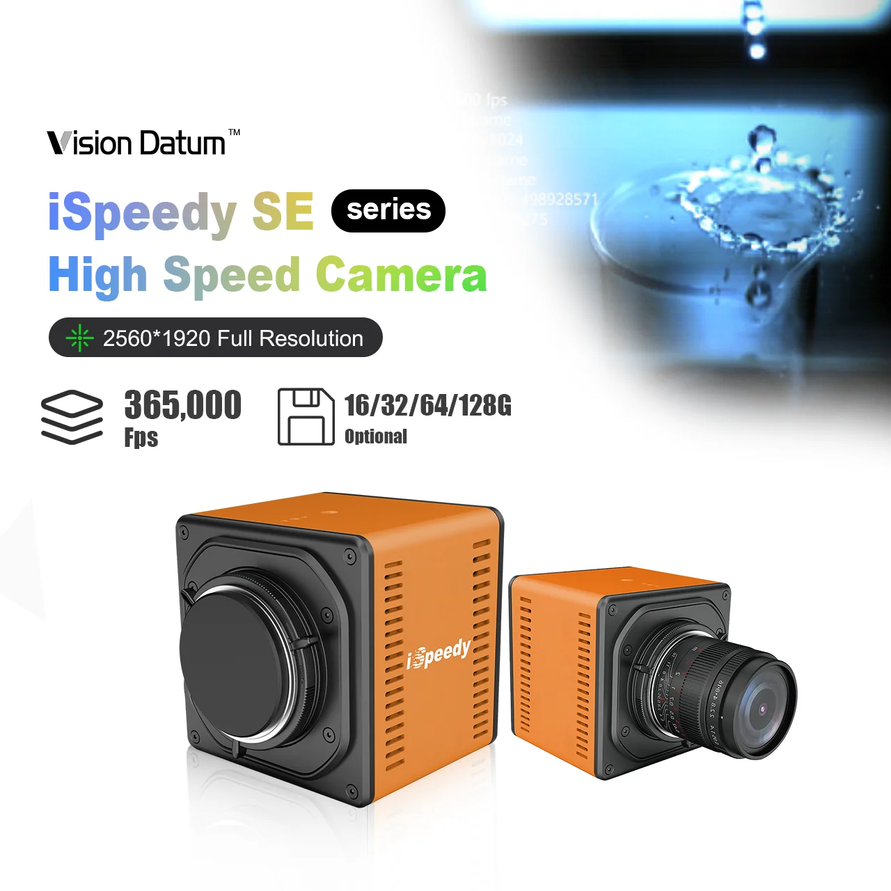 High Speed 365000fps 2k 10GigE 2560*1920 Photron FASTCAM Industrial Camera for Drop Test Vision Datum