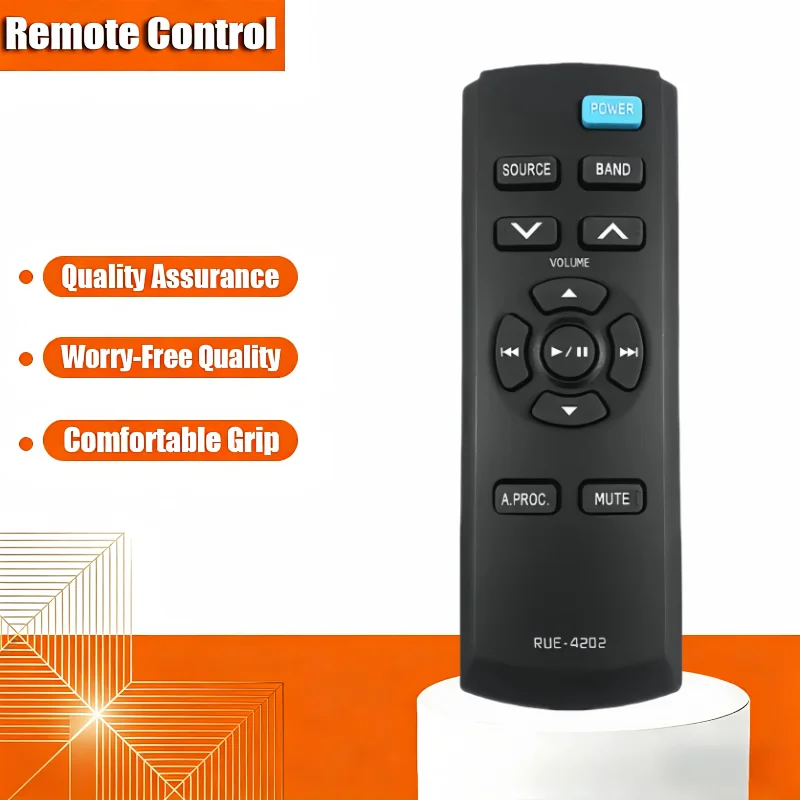 KL RUE-4202 Car Audio Remote Control Replacement System for CDE-124SXM CDE-175BT UTE-73BT CDE-143BT CDE-190R Models Audio Access