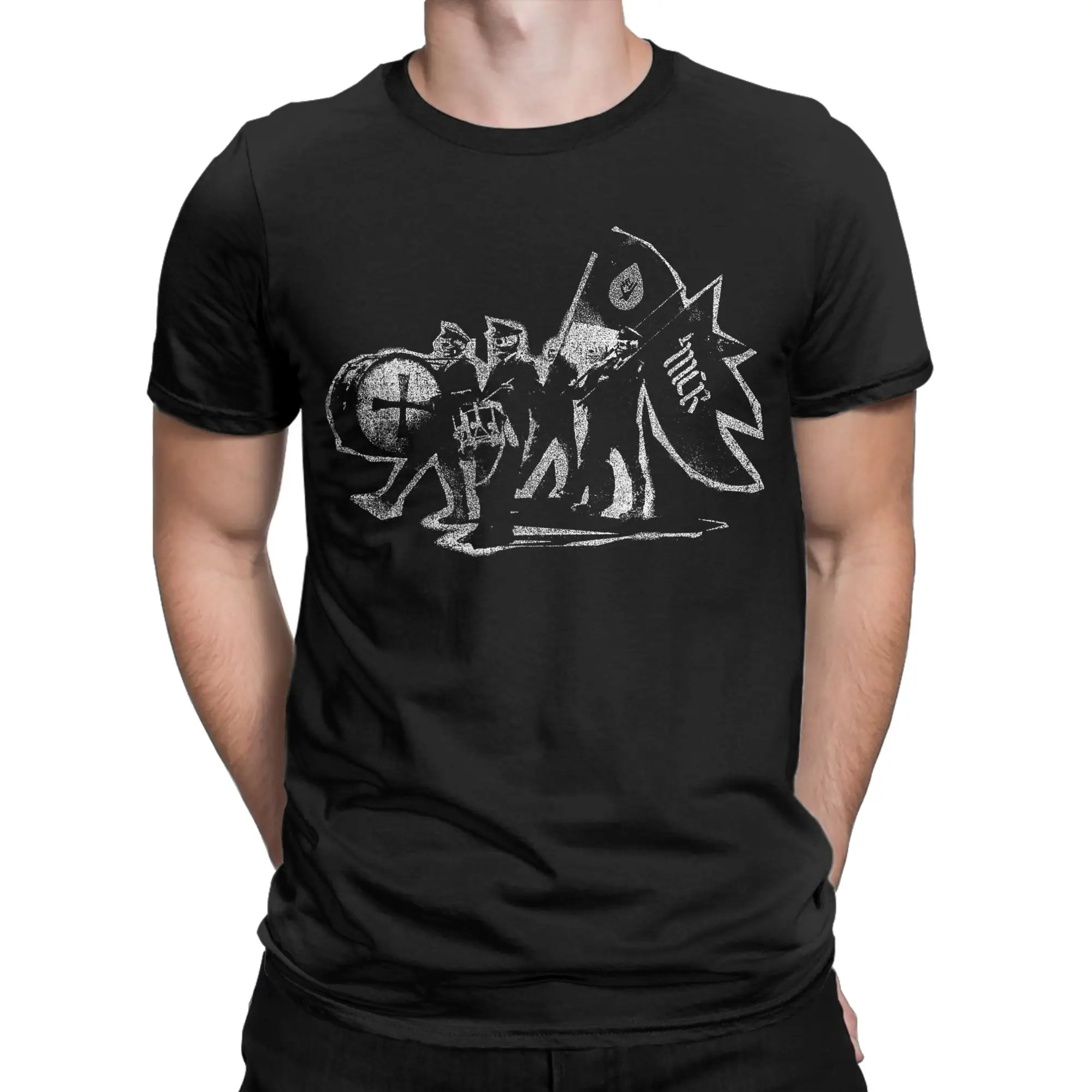 Zine Machine Novelty 100% Cotton T-Shirt My Chemical Romance Tees Tops For Men