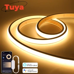 10M Tuya Smart WiFi COB Neon LED Strip Light Tube Tape Backlight DIY Wall Kitchen Cabinet Decoration Work With Alexa Google Home