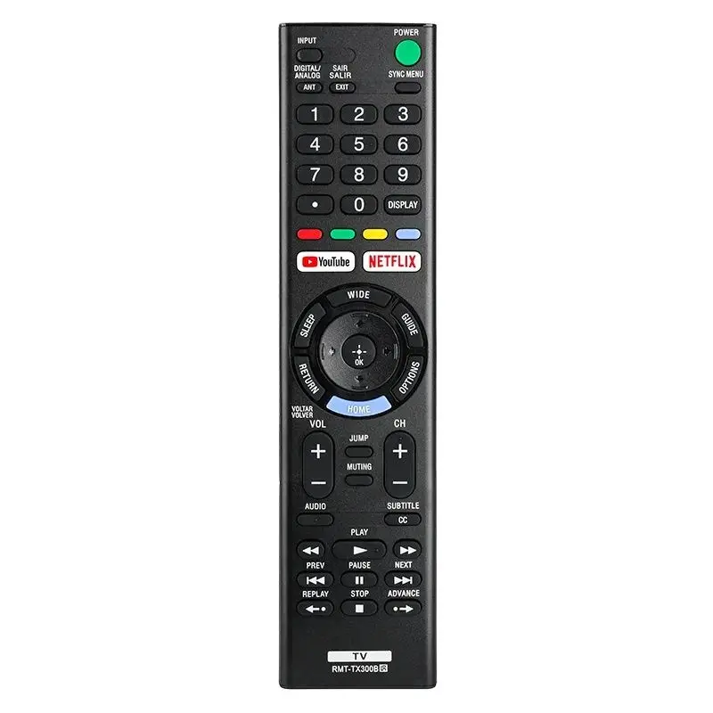 

RMT-TX300B For Sony Remote Control Replacement With Netflix YouTube Buttons, For Sony TV KD-43X705F KD-43X727E KD-43X705G