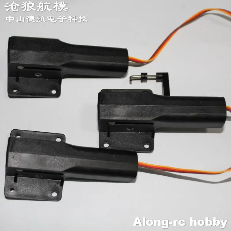 Train d'atterrissage rétractable principal de nez 95g pour avion RC 8-15KG ou pièce de mise à jour de modèle de bricolage, pièces de rechange d'avion à gaz d'avion RC