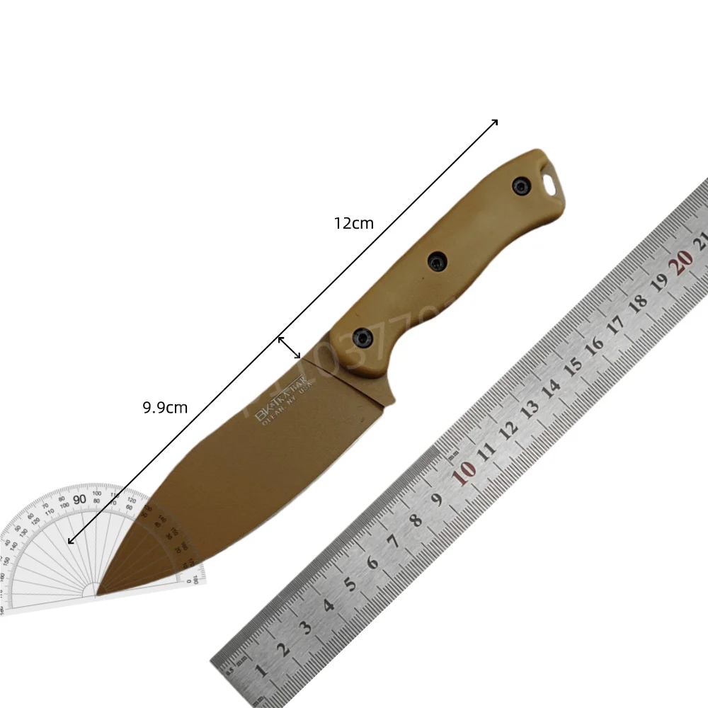 NEW High Hardness Fixed Blade Knife BK19 Military Tactical Knife D2 Blade Nylon Glass Fiber Handle Outdoor Camping Hiking Tool