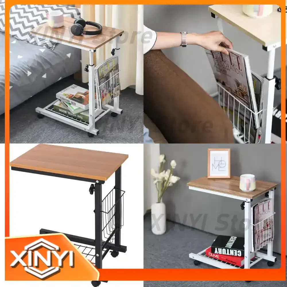 Lifting Side Table for Simple Modern Mobile Bedside Table Small Coffee Table Lazy Computer Desk Sofa Small Desk