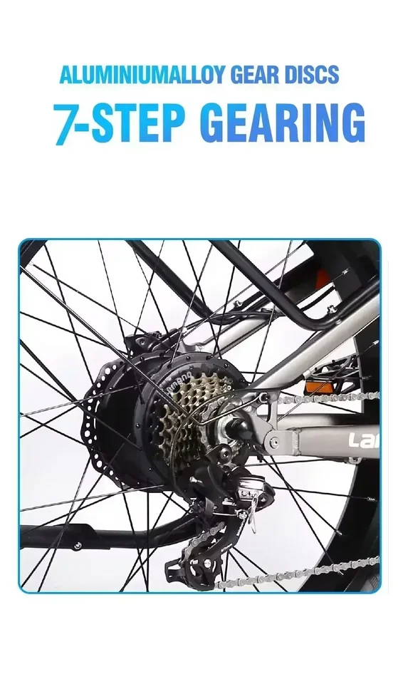 YX80 Electric Bicycle 2000w motor 48v20ah battery Hydraulic brake 50km/h 20 inch tire E-bike mountain off-road Electric bike image 7
