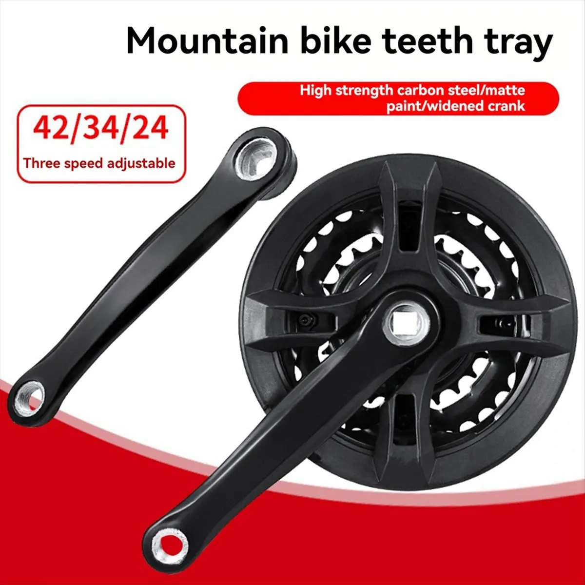 

(X07A) Bicycle Roulette/Tooth Plate Crank Bicycle Roulette Variable Speed Chain Bike High Carbon Steel Crank Tooth Plate B