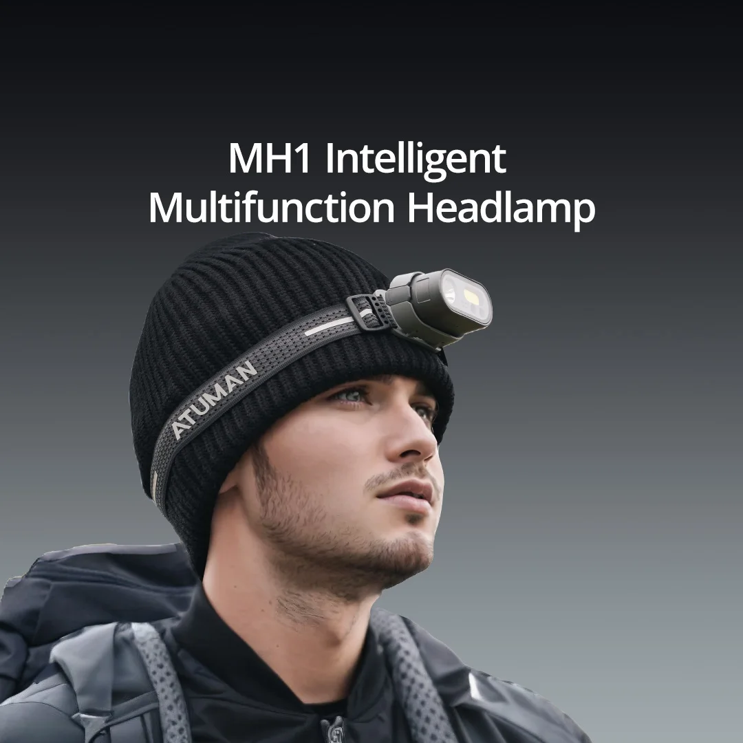 Duka AtumaMultifunctional Headlamp, Super Bright, Rechargeable, Long Lasting Battery, Outdoor Night Fishing, Work & Mining Light