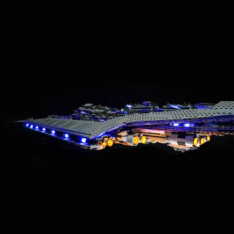 LED Light Kit For LEGO Super Star Destroyer Wars 10221 Lamp DIY Toys Gift (Not Include Building Blocks Bricks Kits Sets Model)
