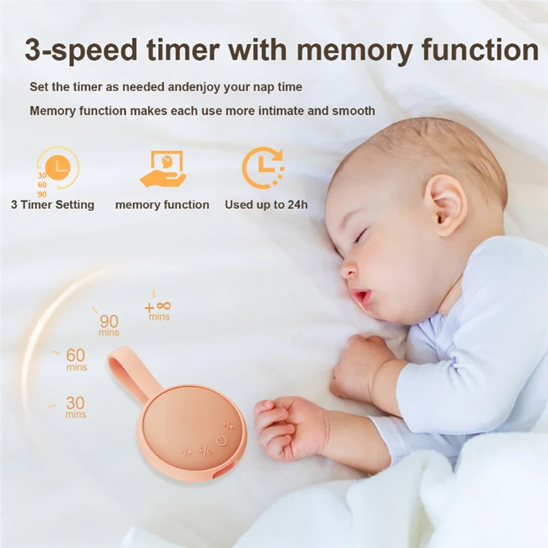

A13E-Sleep Machine Whiteness Noise Long-Lasting Battery Timing For Adults Babys Sleep Blue