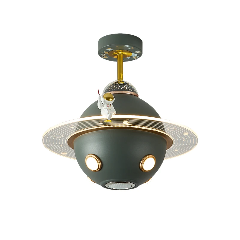 YY Spaceship Outer Space Astronauts Children's Room Ceiling Light Boy Creative Cartoon