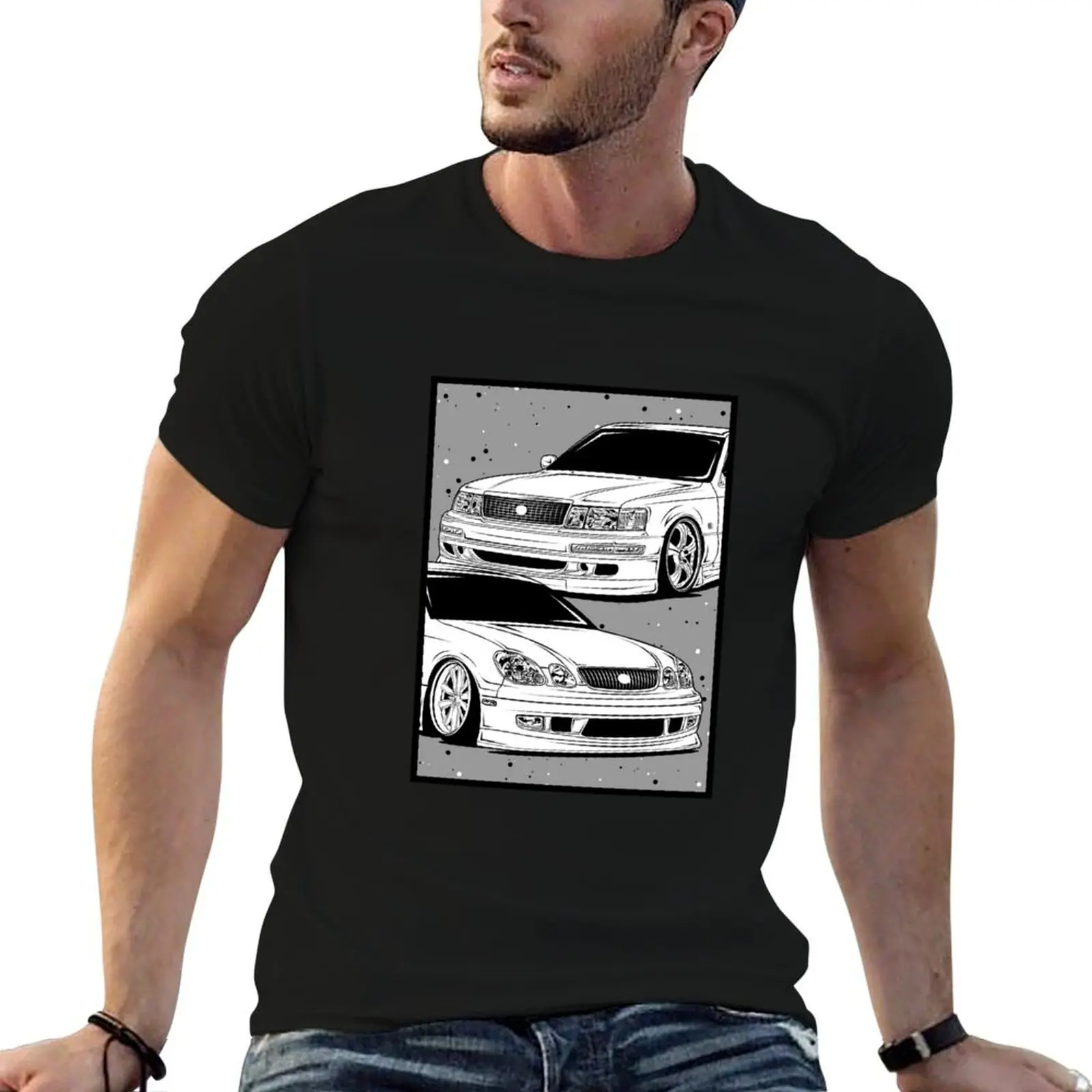 

for black man white for LS400 T-Shirt shirts t-shirt package GS400 man cotton plain pack t x