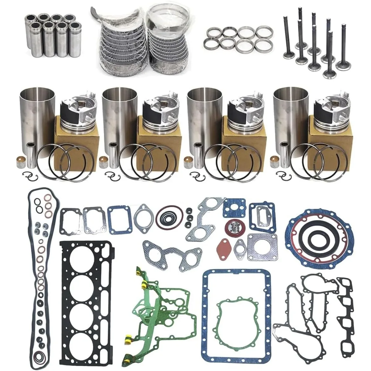 

IDI Engine Overhaul Rebuild Kit For Kubota V2203 V2203E Rebuild Kit Engine Parts Indirect Inject Engine