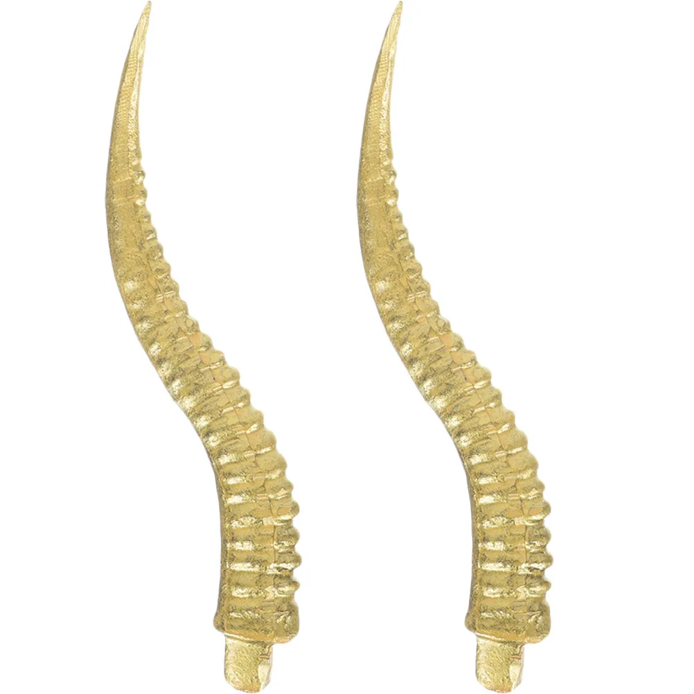 

1Pair Artificial Sheep Horns for Hairband DIY Gothic Headdress Party Cosplay Decor Halloween Prop Unique Animal Horn Accessory