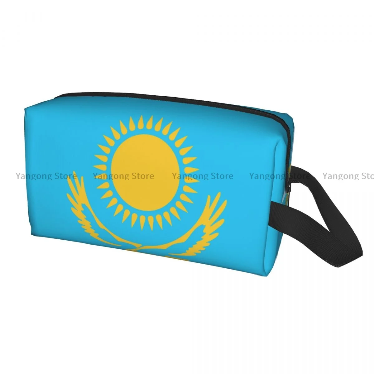 

Toiletry Bag Portable Cosmetic Storage Bag Kyrgyzstan Flag Large Capacity Travel Bag