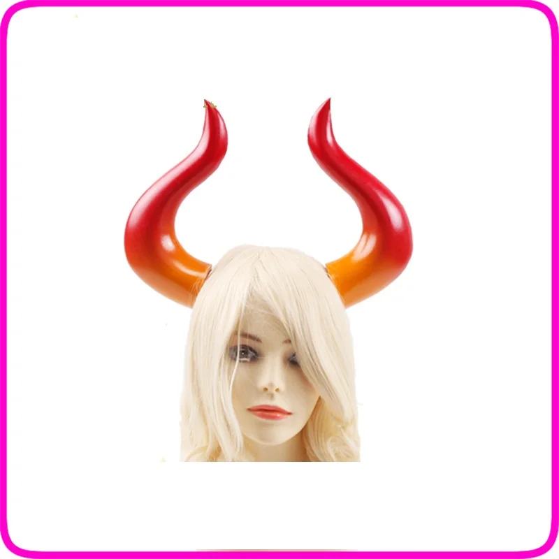 Grande forma yamato cosplay chifres kanzashi headwear hairpin halloween carnaval fantasia festa cosplay adereços aniversário natal