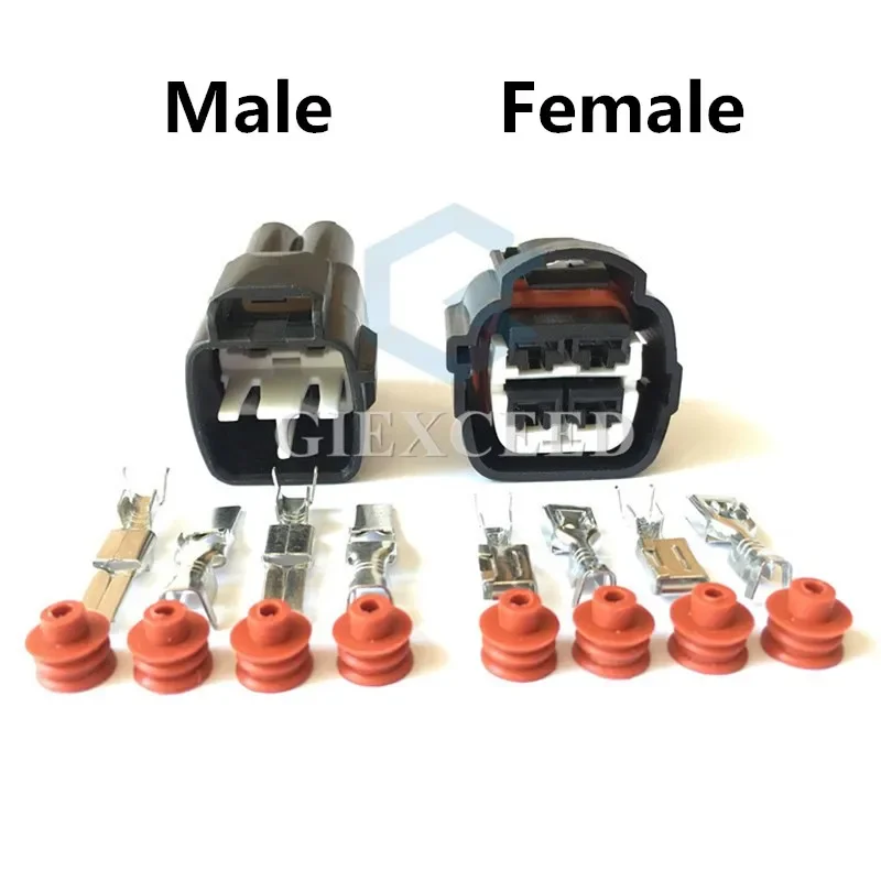 4 Pin 7282-7041-30 7283-7041-30 Waterproof Automotive Engine System Connector Sealed Auto Fan Socket AC Assembly For Toyota